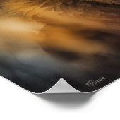 Aquarellmalerei Elche 5:4 Poster (Ecke)