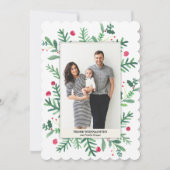 Aquarellmalerei | Frohe Weihnachten (Vorderseite)