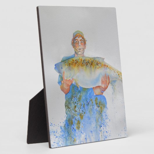 Aquarellmalerei für Fischer Fotoplatte (Seite)