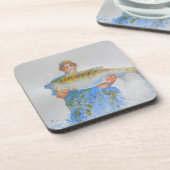 Aquarellmalerei für Fischer Getränkeuntersetzer (Linke Seite)