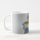 Aquarellmalerei für Fischer Kaffeetasse (Links)