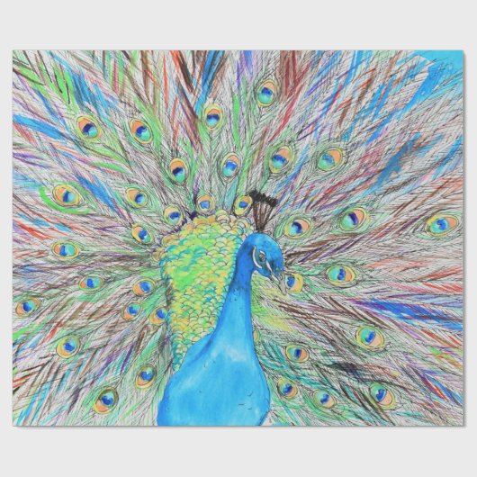 Aquarellmalerei Geschenkpapier (Flach)