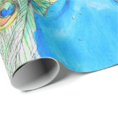 Aquarellmalerei Geschenkpapier (Rolleneckpunkt)