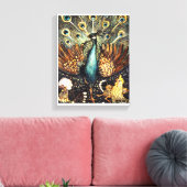 Aquarellmalerei Gestrickte Canvas Print Leinwanddruck (Insitu (Wohnzimmer))
