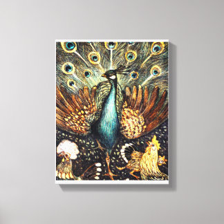 Aquarellmalerei Gestrickte Canvas Print Leinwanddruck