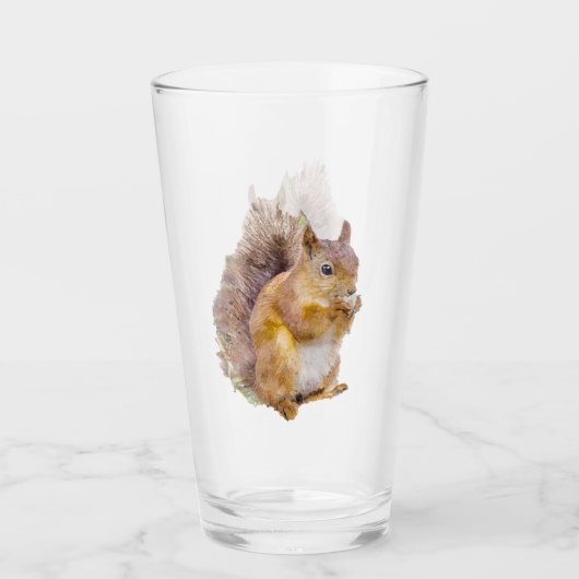 Aquarellmalerei Glas (Vorderseite)