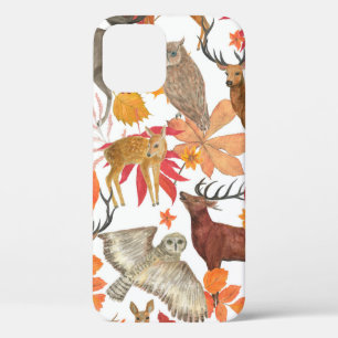 Aquarellmalerei Herbstwaldhintergrund mit Case-Mate iPhone Hülle