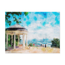 Aquarellmalerei im Niederwalddenkmal