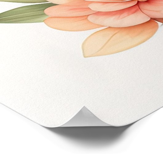 Aquarellmalerei in Gröden in Pot II Poster (Ecke)