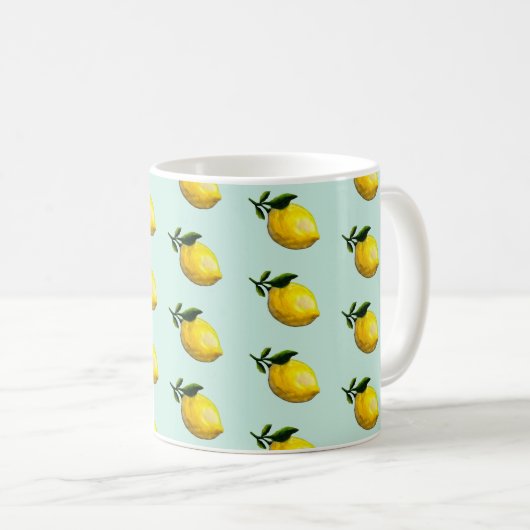 Aquarellmalerei Kaffeetasse (VorderseiteRechts)