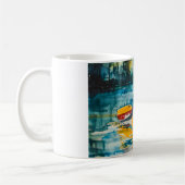 Aquarellmalerei Kayak Kaffeetasse (Links)