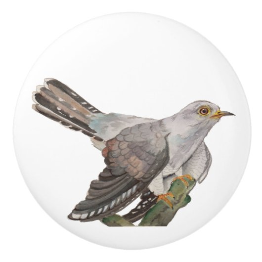 Aquarellmalerei Keramikknauf (Vorderseite)