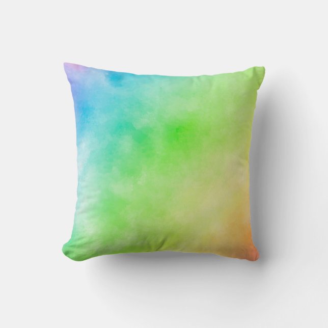 Aquarellmalerei Kissen (Vorderseite)
