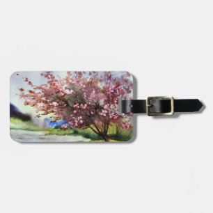 Aquarellmalerei Landschaft Gepäckanhänger