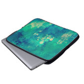 Aquarellmalerei Laptopschutzhülle (Vorne Knopf)