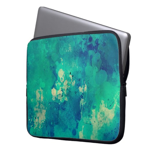 Aquarellmalerei Laptopschutzhülle (Vorderseite Links)