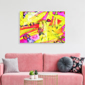 Aquarellmalerei Leinwanddruck (Insitu (Wohnzimmer))