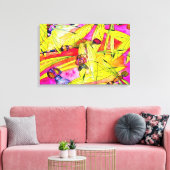 Aquarellmalerei Leinwanddruck (Insitu (Wohnzimmer))