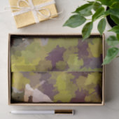 Aquarellmalerei Löwe auf Schildkröte-Muschel Seidenpapier (Geschenk)