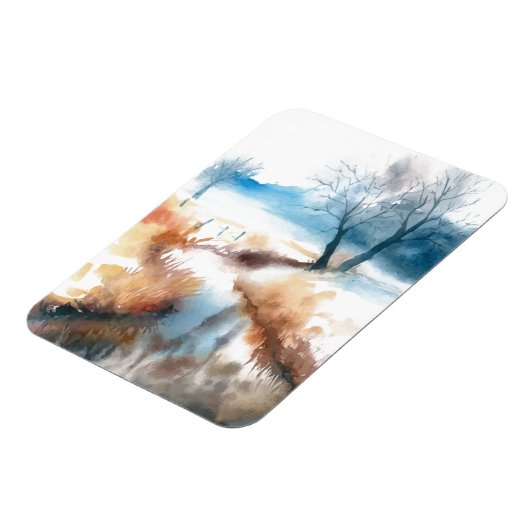 Aquarellmalerei Magnet (Linke Seite)