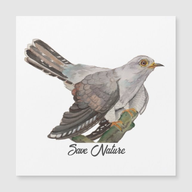 Aquarellmalerei Magnetkarte (Vorderseite)