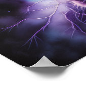 Aquarellmalerei Majestic Deer 5:4 Poster (Ecke)