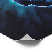 Aquarellmalerei Majestic Elch 5:4 Poster (Ecke)