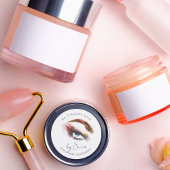 Aquarellmalerei Makeup Eyeshadow Verpackung Runder Aufkleber