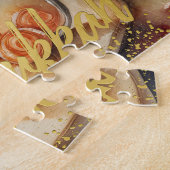 Aquarellmalerei Menorah Happy Hanukkah Puzzle (Seite)