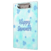 Aquarellmalerei mit blühender Handmalerei Klemmbrett (Links)