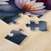 Aquarellmalerei mit Brünetter Meerjungfrau Puzzle (Seite)