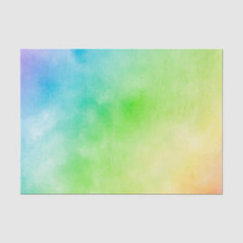 Aquarellmalerei mit personalisierten Knollen Seidenpapier