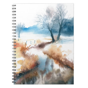 Aquarellmalerei Notizblock
