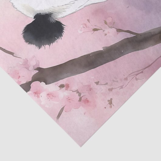 Aquarellmalerei Panda Bär Seidenpapier (Detail)