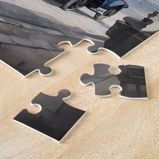 Aquarellmalerei Paris Puzzle (Seite)