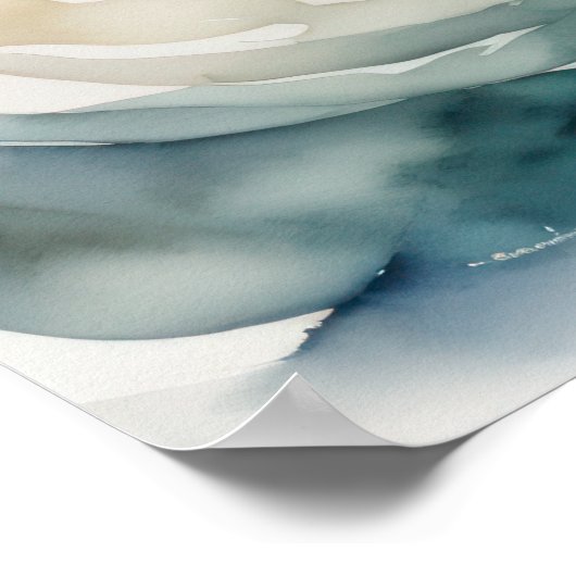 Aquarellmalerei Poster (Ecke)