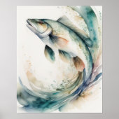 Aquarellmalerei Poster (Vorne)