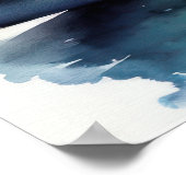 Aquarellmalerei Poster (Ecke)