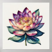 Aquarellmalerei Poster (Vorne)