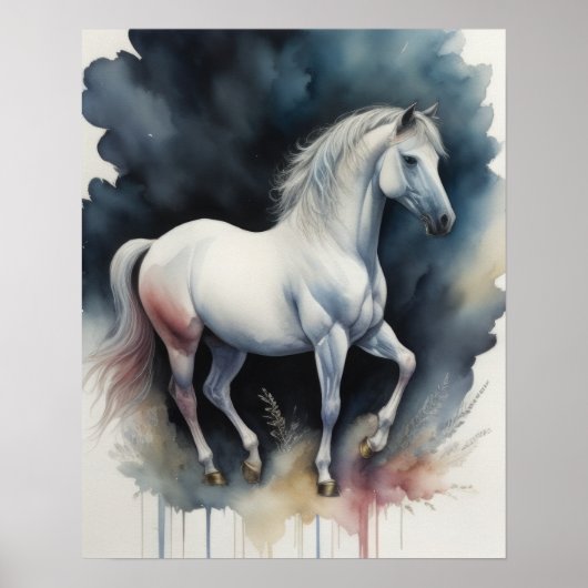 Aquarellmalerei Poster (Vorne)