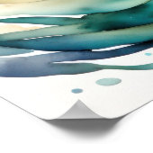 Aquarellmalerei Poster (Ecke)