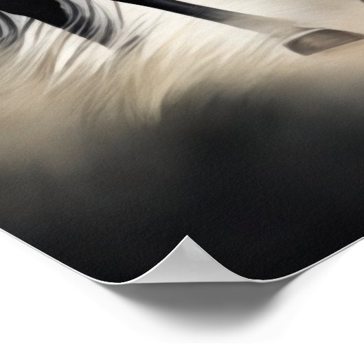 Aquarellmalerei Poster (Ecke)