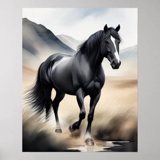 Aquarellmalerei Poster (Vorne)