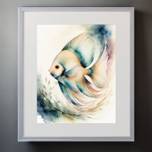 Aquarellmalerei Poster