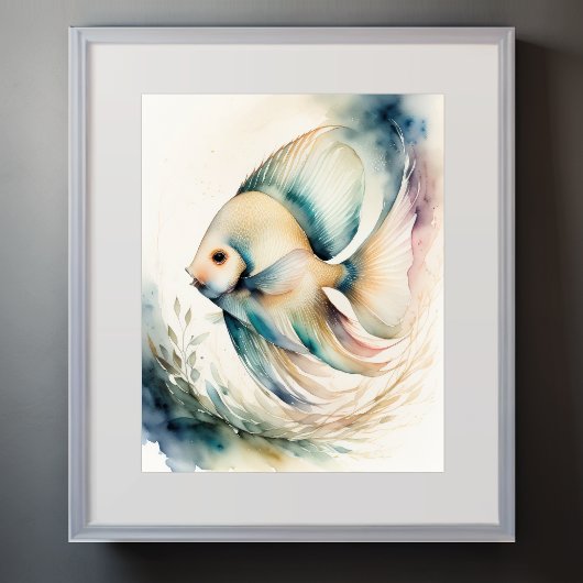 Aquarellmalerei Poster