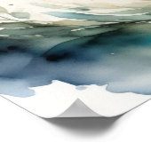 Aquarellmalerei Poster (Ecke)
