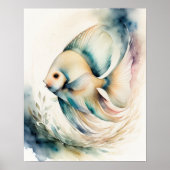 Aquarellmalerei Poster (Vorne)