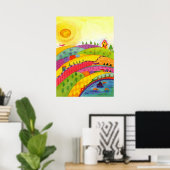 Aquarellmalerei Poster (Heimbüro)