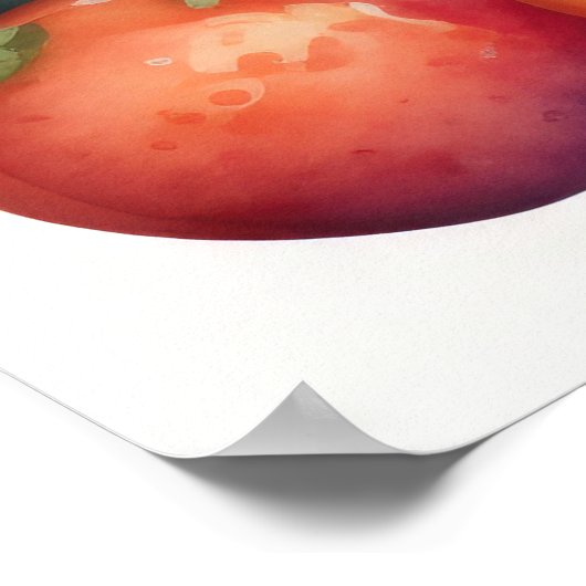 Aquarellmalerei Poster (Ecke)