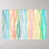 Aquarellmalerei Poster (Vorne)